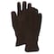 Magid Jersey Gloves, Cotton/Polyester, Uncoated, Knit Wrist, Brown, L, 12 PK T92C - alternate 1